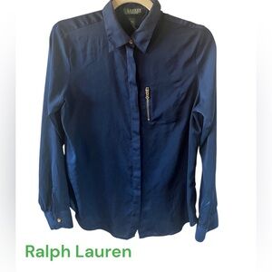 Lauren Ralph Lauren Navy Blue top
